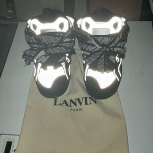 Lanvin Black and White Sneakers just tryna get rid of them